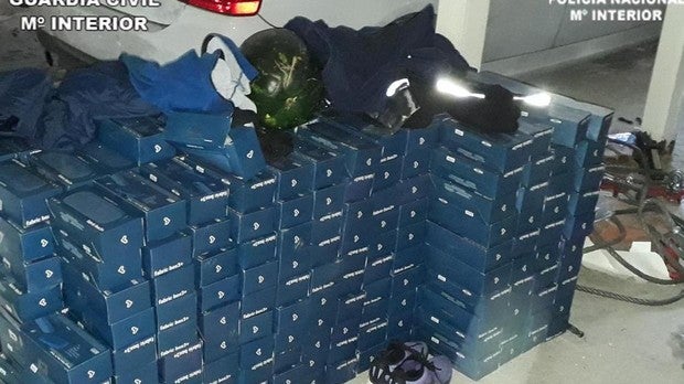 Objetos decomisados a la banda