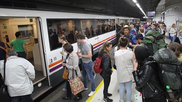 Servicio de cercanías en Barcelona