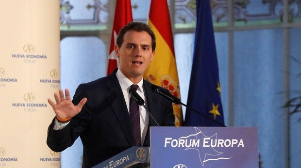 El líder de Ciudadanos, Albert Rivera,