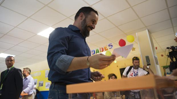 Abascal, en en el Colegio Público Pinar del Rey, en Madrid.