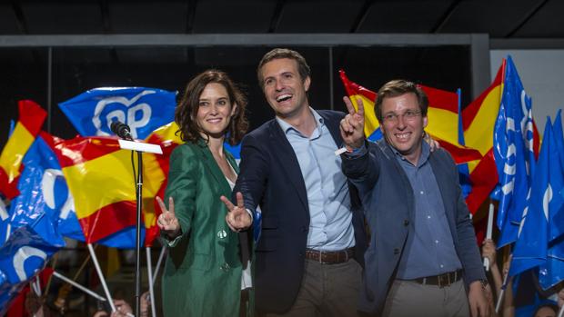 Elecciones Madrid 2019, el PP celebra el resultado de las elecciones