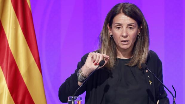 Meritxell Budó, consellera de la presidencia y portavoz del Govern