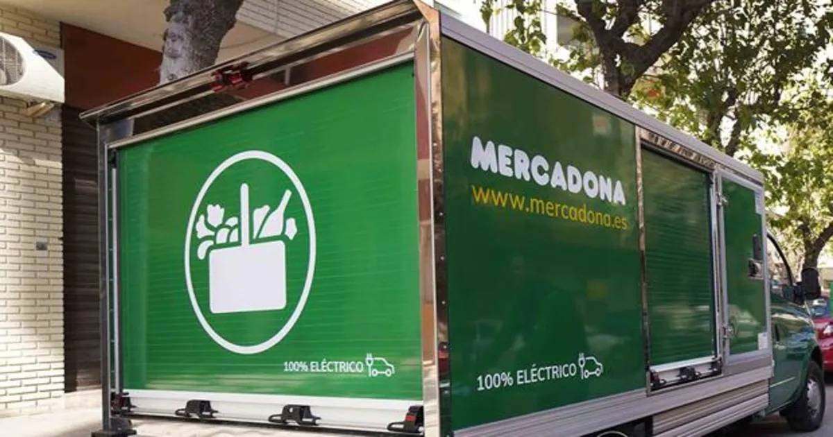 camión Mercadona que ha revolucionado el reparto domicilio en España