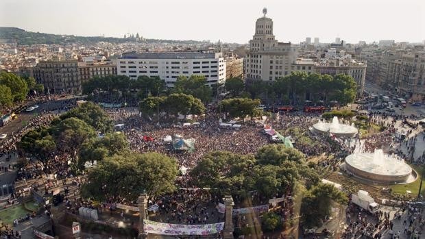 Barcelona, el último vestigio del 15-M