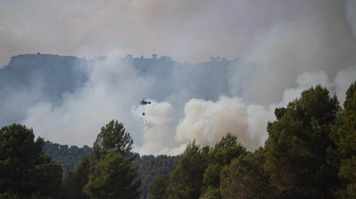 Los Bomberos consiguen perimetrar el 90 del incendio de Tarragona