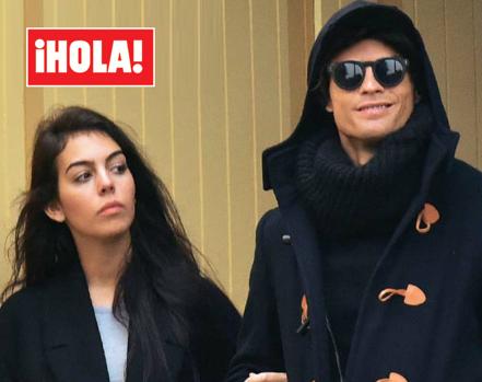 Georgina Rodríguez junto a Cristiano Ronaldo en París