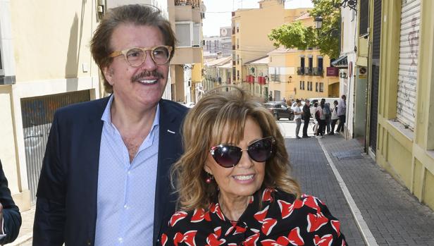 Bigote Arrocet y María Teresa Campos, en una foto tomada el pasado mes de marzo