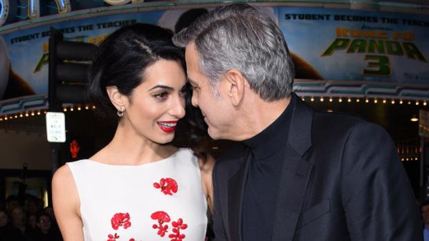 El matrimonio Clooney