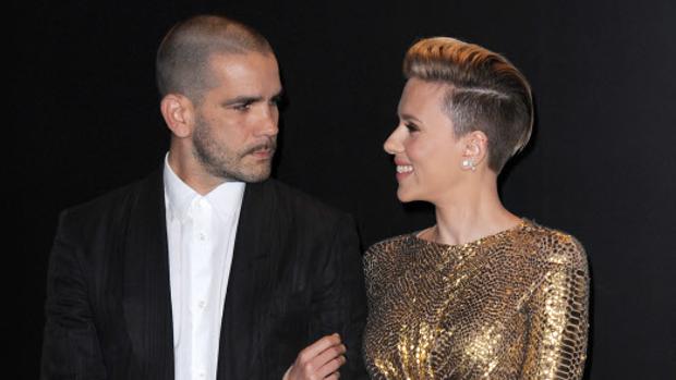 Romain Dauriac y Scarlett Johansson