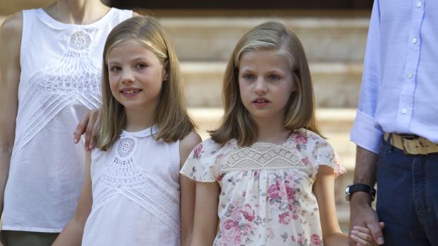 La Princesa Leonor y la Infanta Sofía
