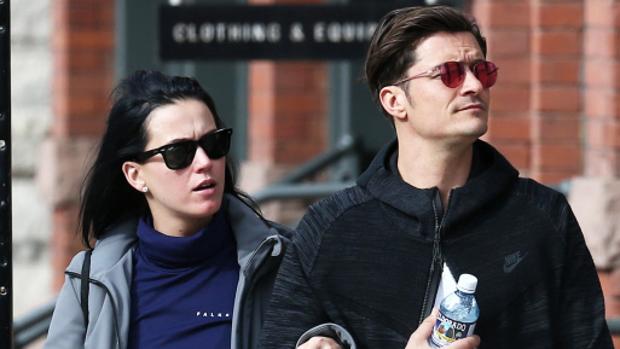 Orlando Bloom junto a Katy Perry