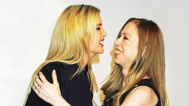 Ivanka Trump y Chelsea Clinton