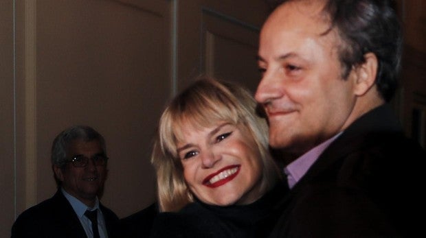 Eugenia Martínez de Irujo y Narcís Rebollo en la fiesta del pasado viernes
