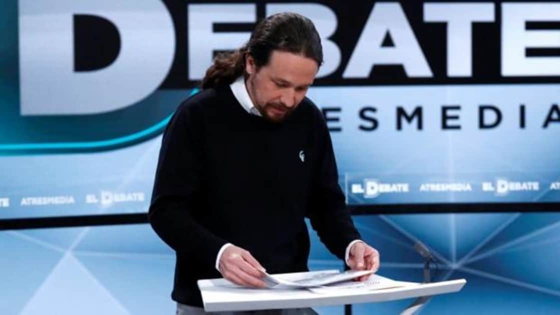 Tarjeta postal aventuras ancla El mensaje que escondía el jersey de Pablo Iglesias durante el debate  electoral