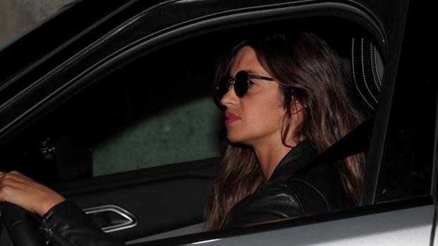 Sara Carbonero, a su llegada al CUF Porto Hospital, el pasado jueves