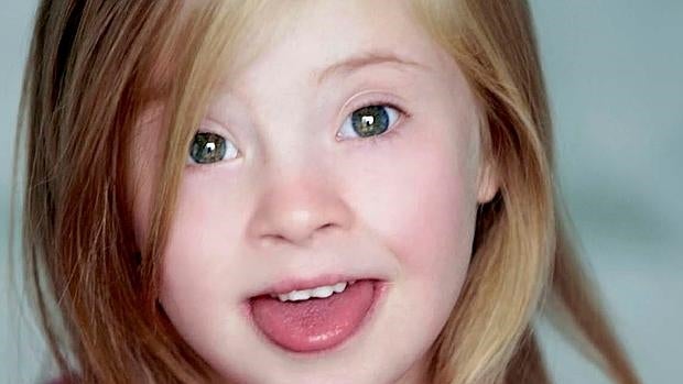 Pilar, la hija de Teresa Vargas Aldecoa, autora de la tesina sobre el Síndrome de Down
