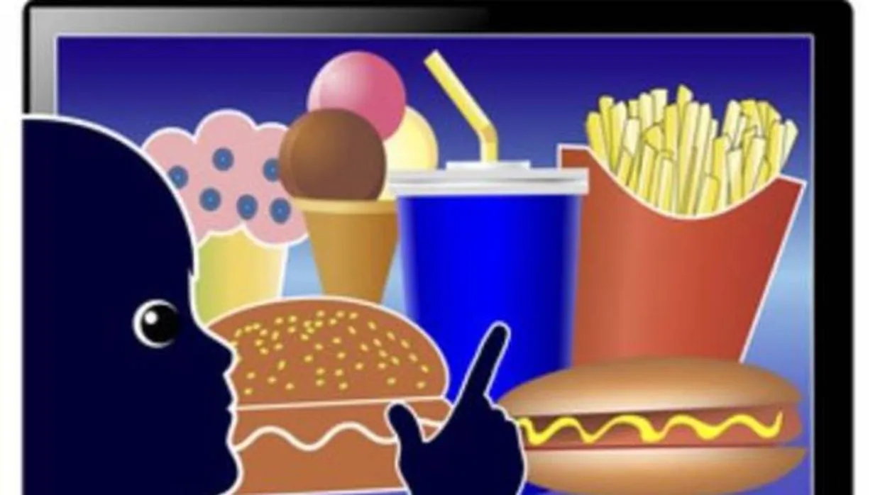 Los anuncios de comida relacionados con obesidad en