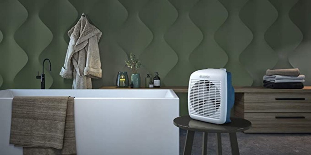 Este es el calefactor de baño mejor valorado de : un imprescindible  al salir de la ducha que también utilizaremos teletrabajando