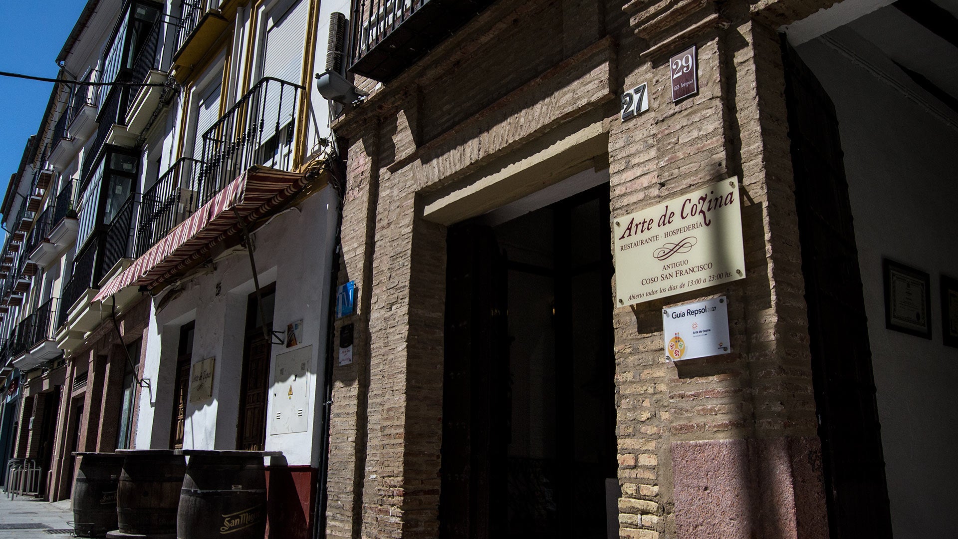 Restaurante Arte de Cozina en Antequera