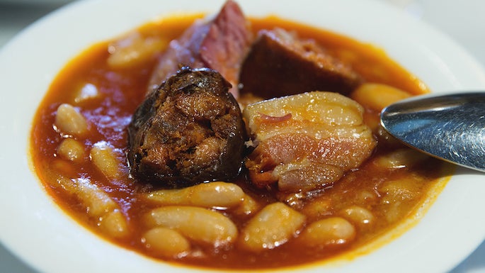fabada asturiana en el higueron