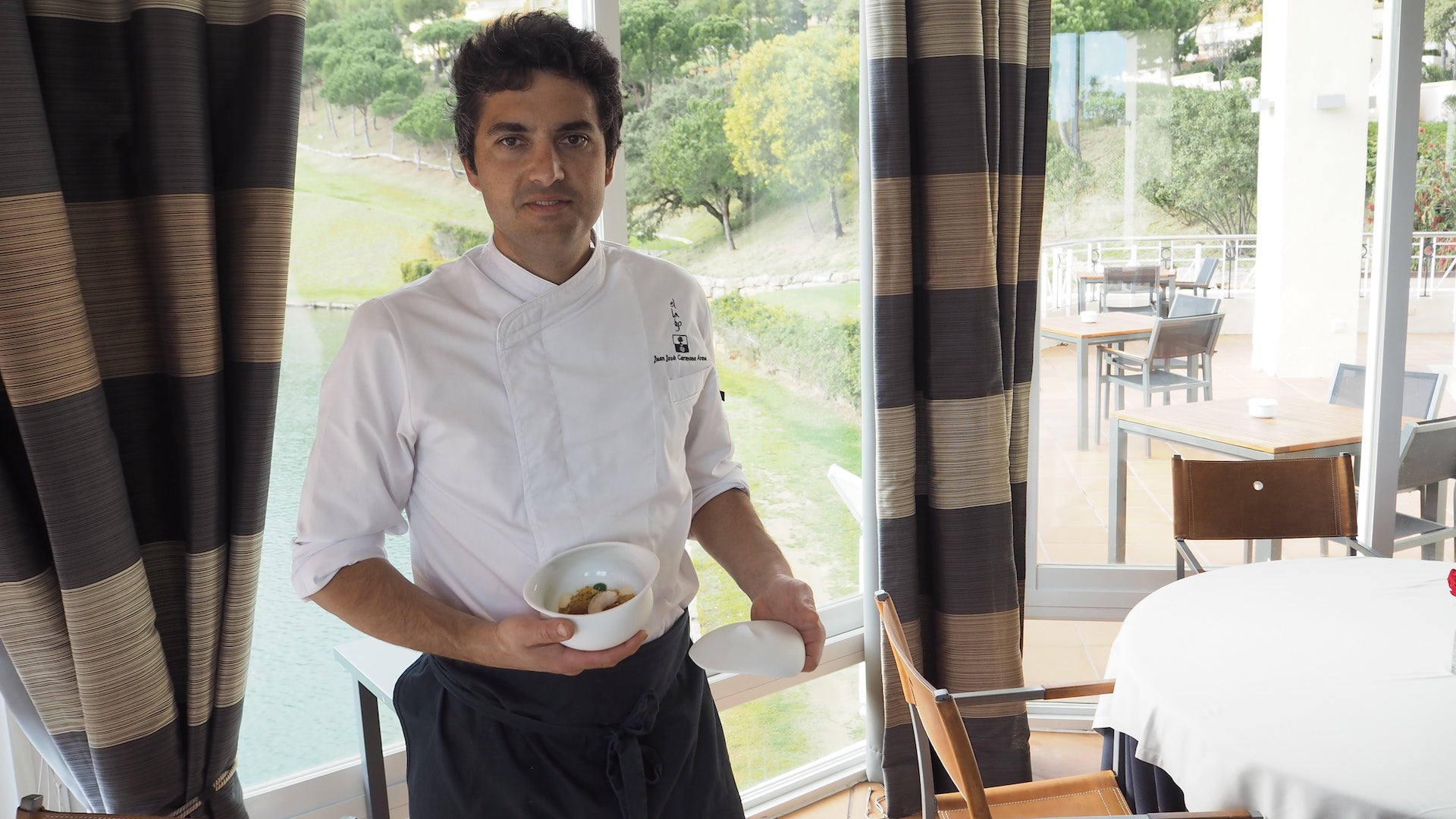 Juan José Carmona es actualmente el cocinero del restaurante El Lago en Marbella.