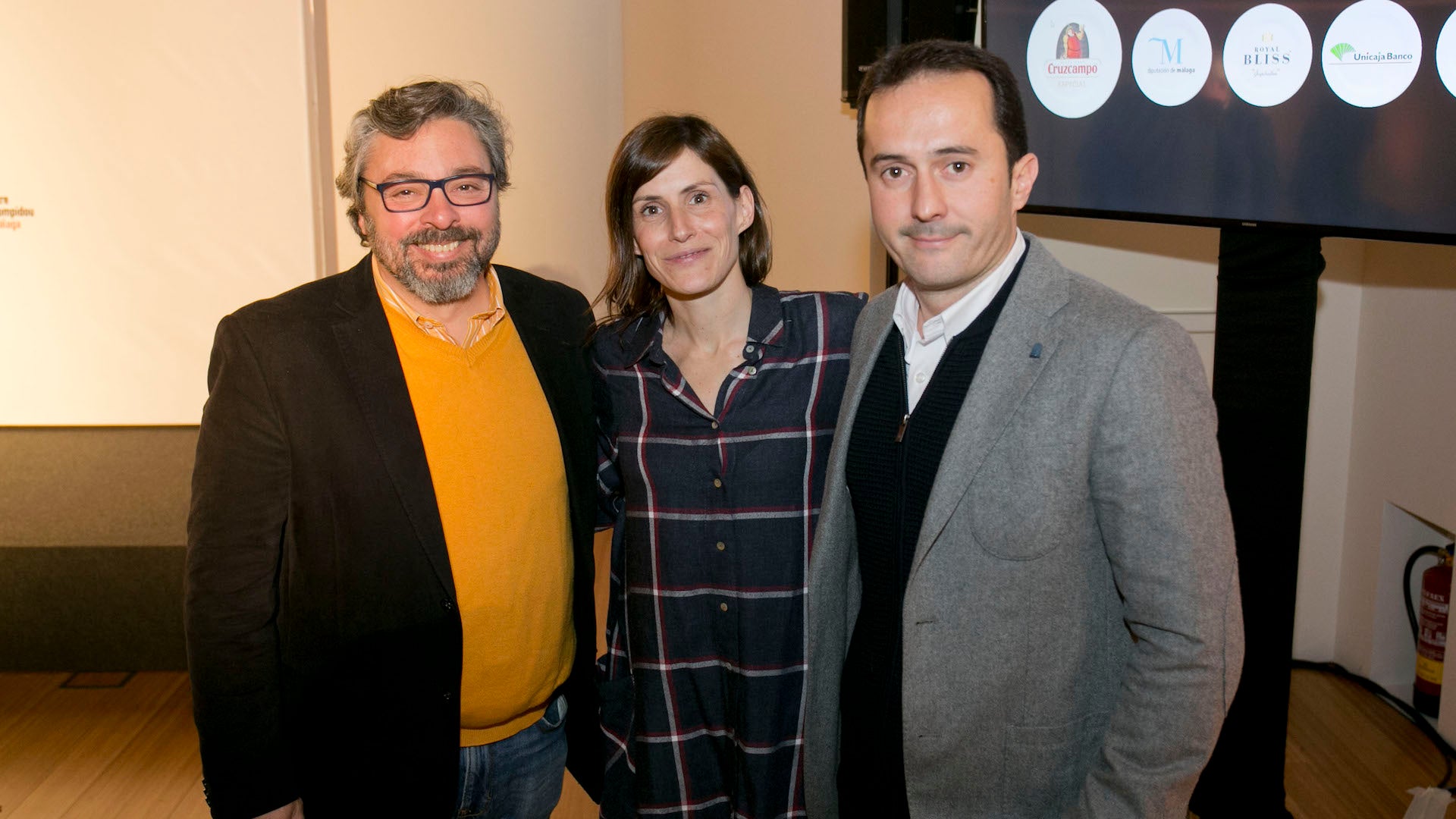 Paco Piedra, Encarna Cuéllar y Luis Ureña. Foto: Álvaro Cabrera.