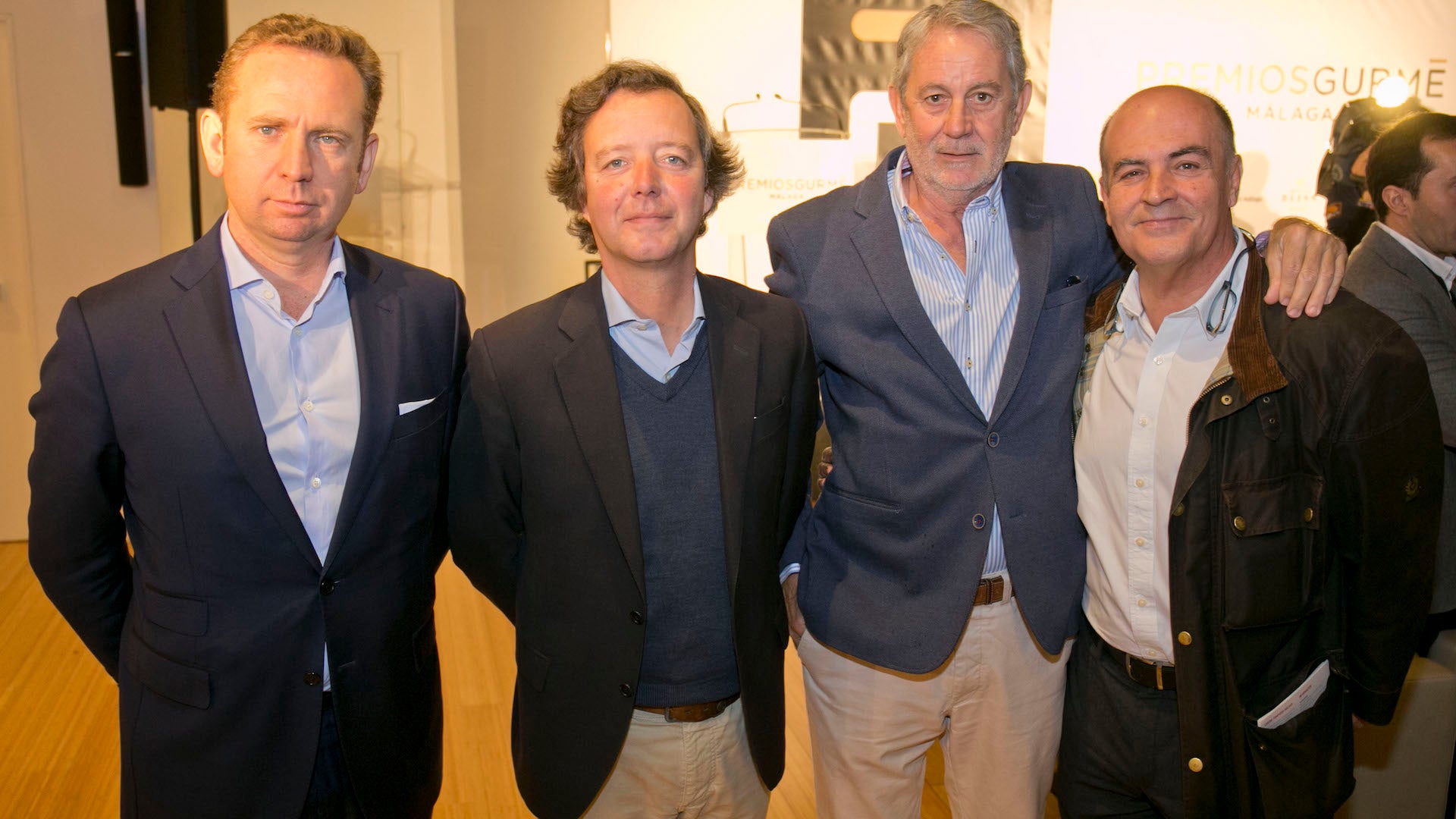 Juan Carlos Narbona, José María Martos, Francisco Hidalgo y Antonio Colsa. Foto: Álvaro Cabrera.