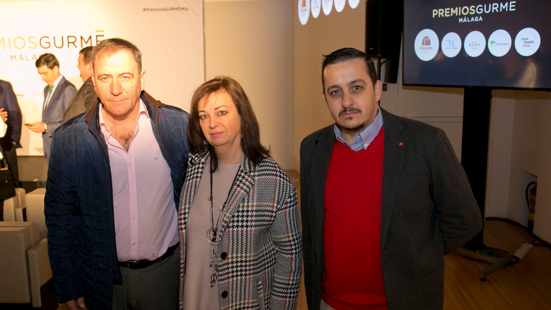 Andrés Palacios, María José Valencia y José Miguel Ponce. Foto: Álvaro Cabrera.