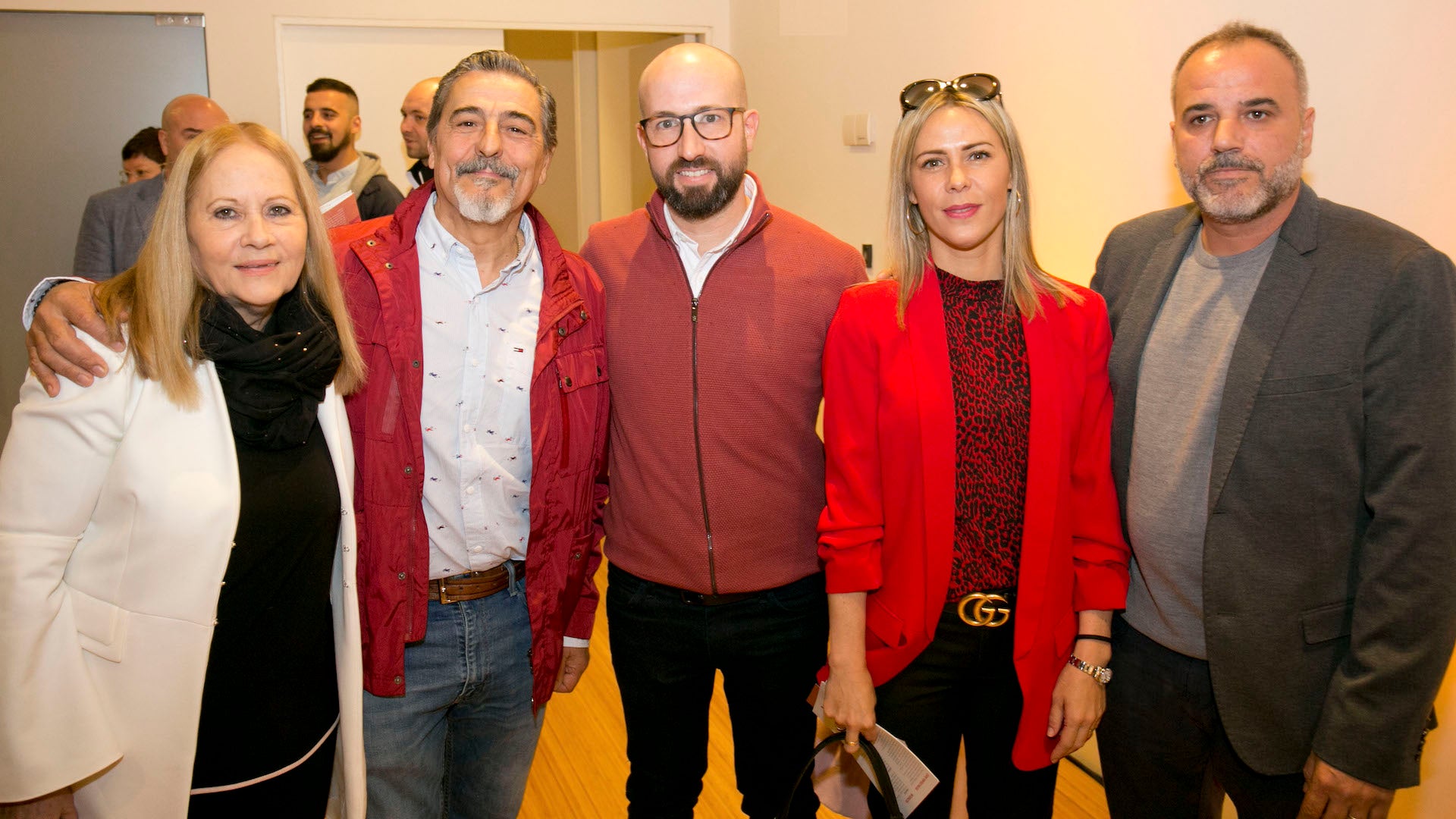 Francisca Espinar, Diego Amuedo, Álvaro Arbeloa, Antonio Jiménez y Anabel Almuedo. Foto: Álvaro Cabrera.