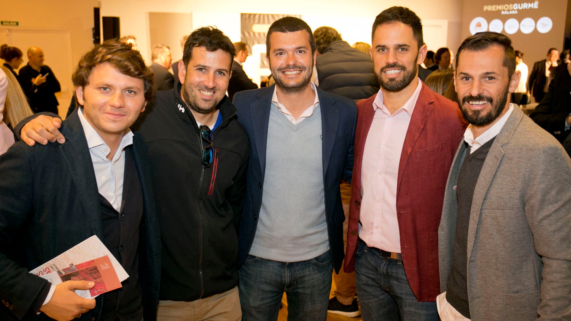Guillermo Dávila, Luis Miguel Menor, César Morales, Miguel Hernández y Juan Diego Hernández. Foto: Álvaro Cabrera.