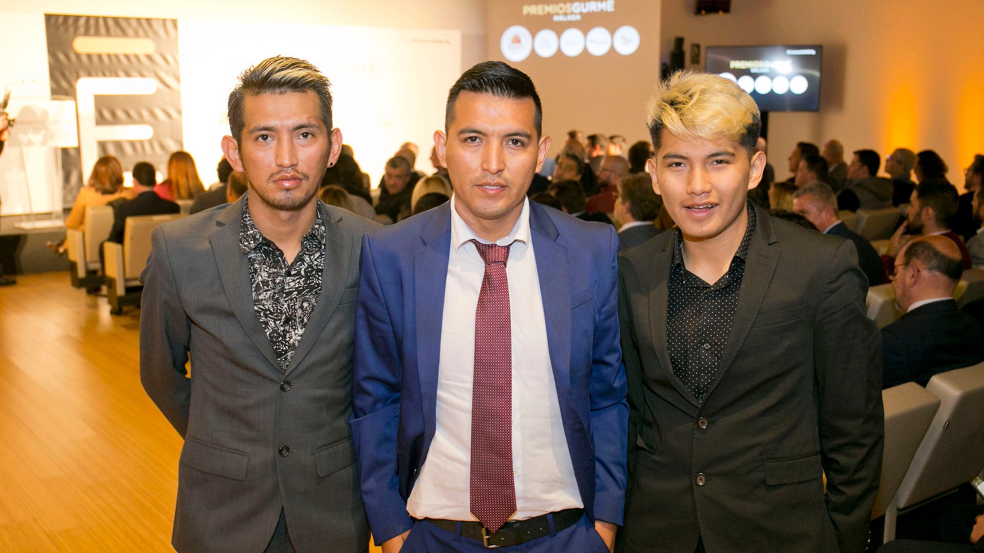 Rai Villanueva, Jack Villanueva y Luis Ángel Villanueva. Foto: Álvaro Cabrera.