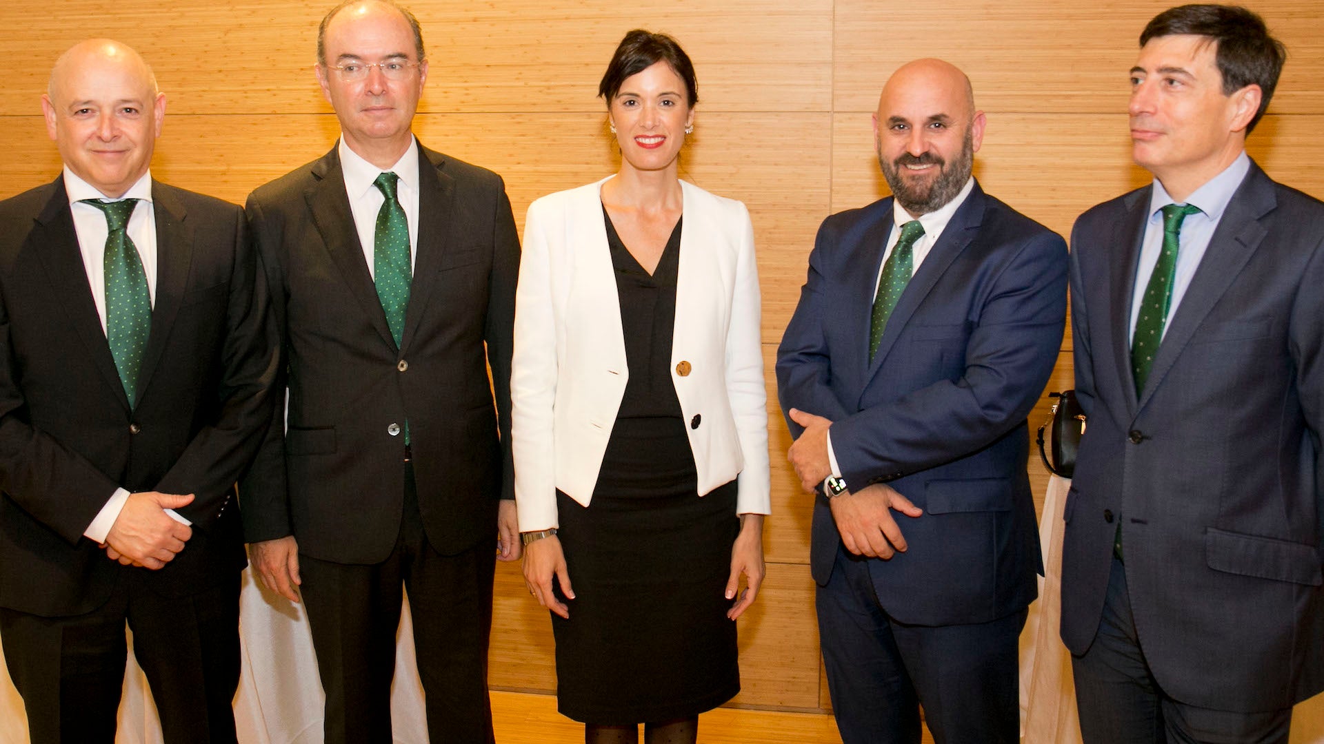 Fernando Río, José Manuel Alba, Zoila Borrego, Juan Mata y Juan José Bonillo. Foto: Álvaro Cabrera.