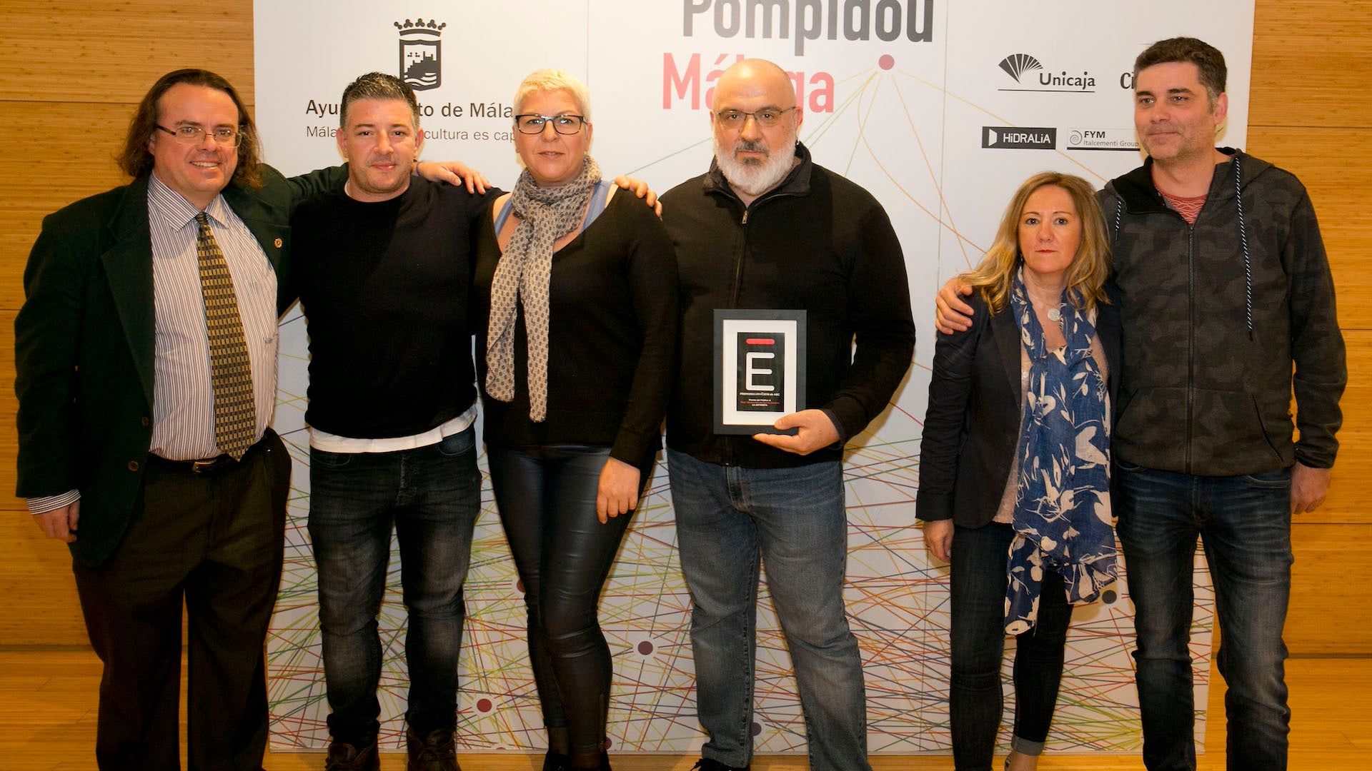 Fran Alcaide, Enrique Marcos, Cristina Socorro, Pablo Caballero, Alfonso González y Mercedes Díaz. Foto: Álvaro Cabrera.