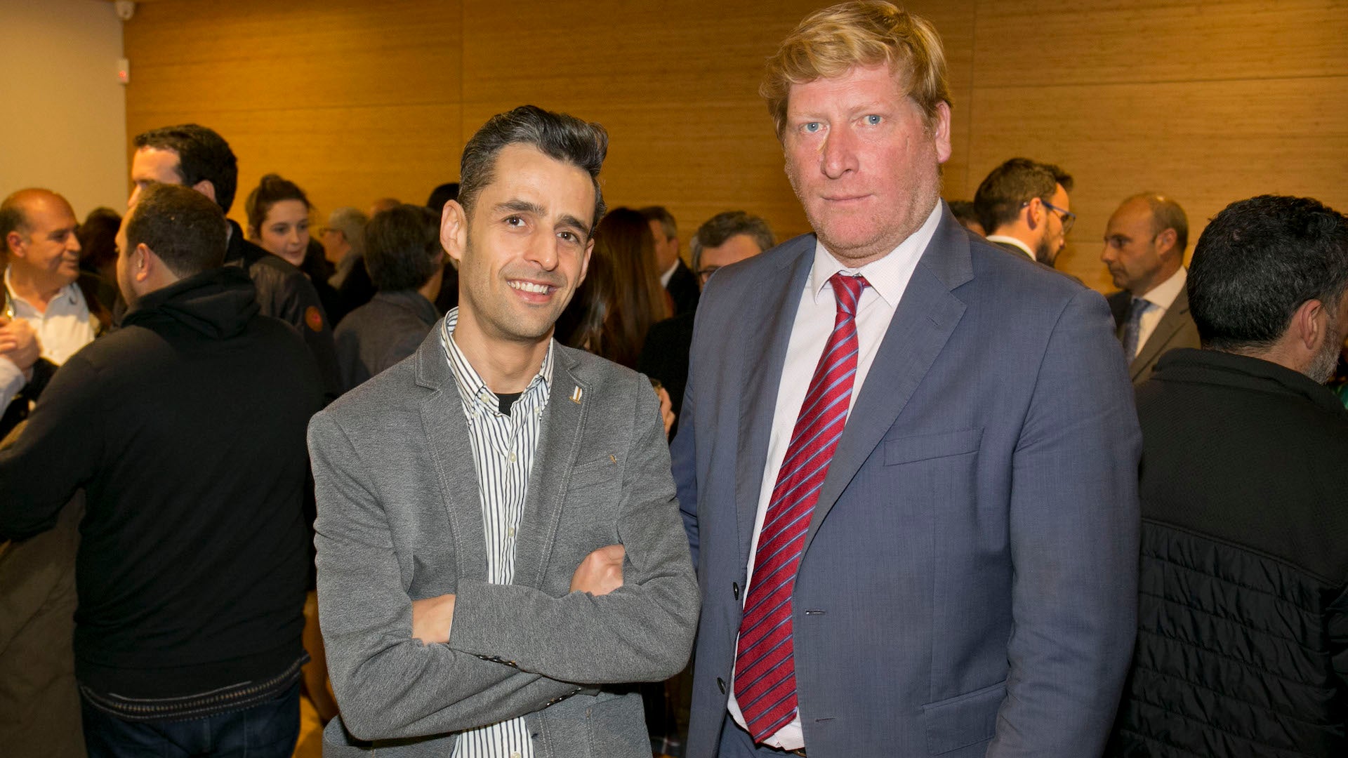 Chema Viera y Constantin Lageman. Foto: Álvaro Cabrera.