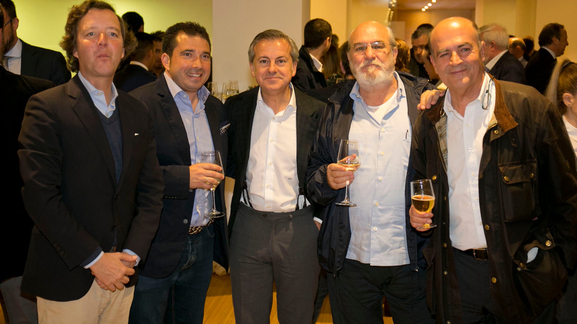 José María Martos, Javier Hernández, Manuel Tornay, Fernando Huidobro y Antonio Colsa. Foto: Álvaro Cabrera.