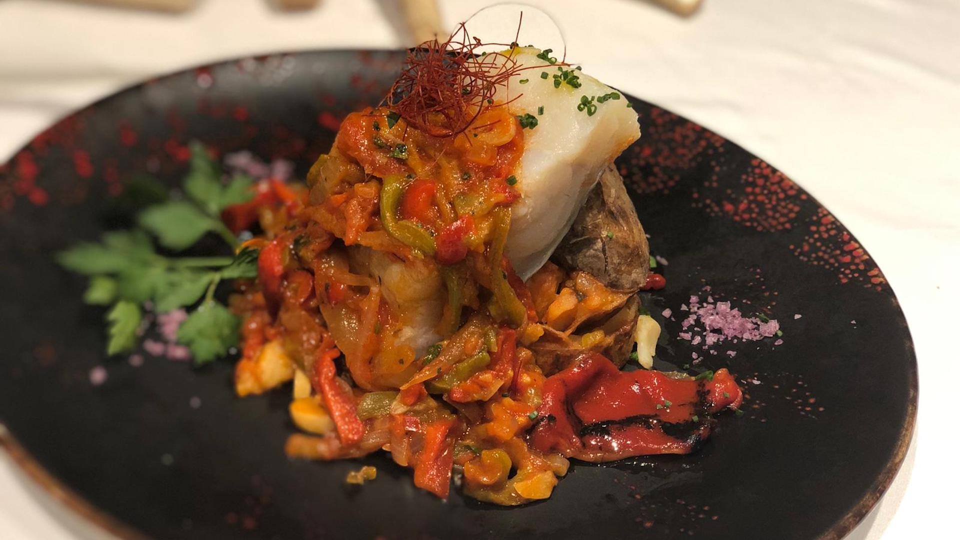 bacalao a la roteña de meson de andres en fuengirola