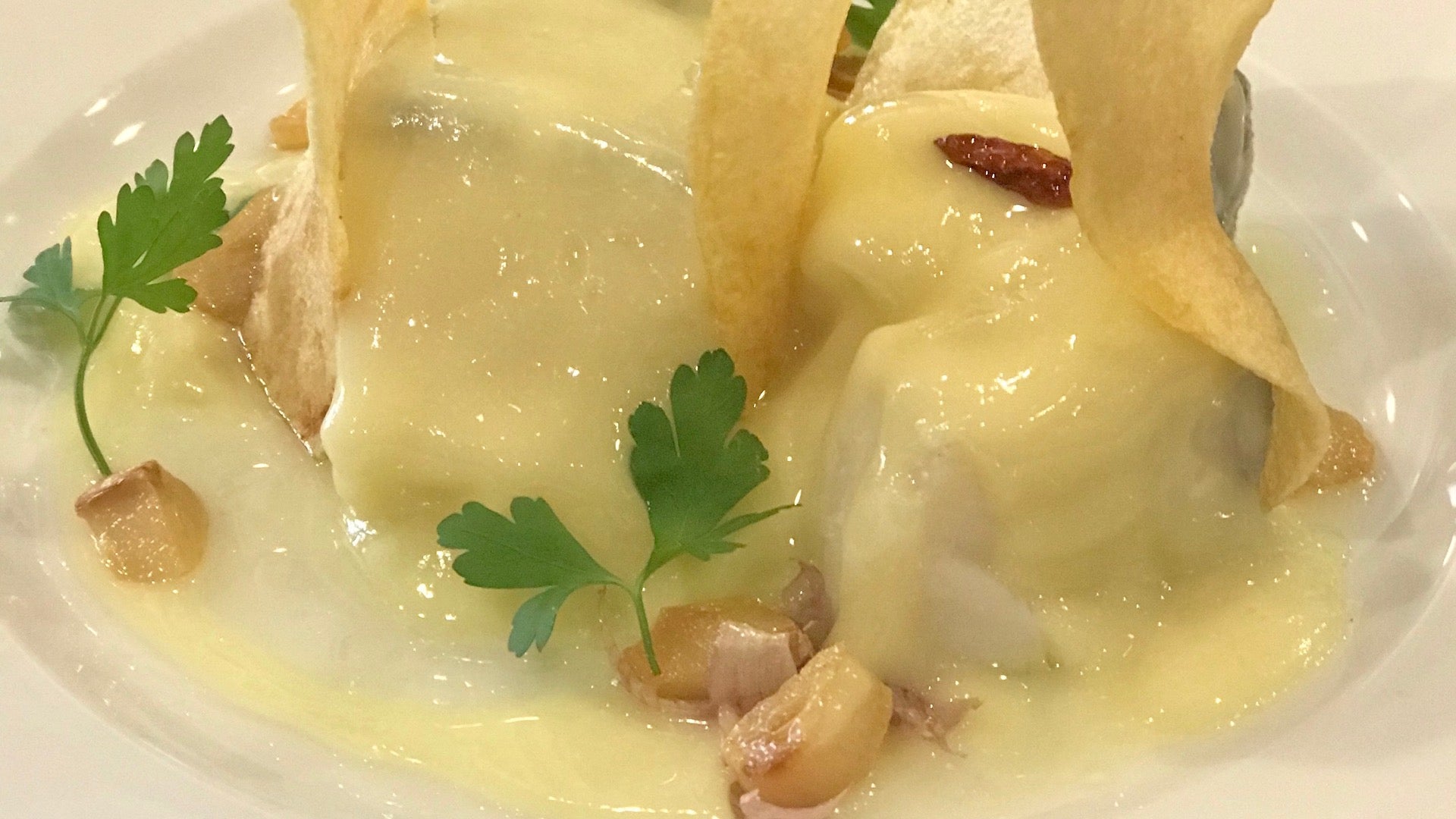 bacalao al pil pil de meson iberico