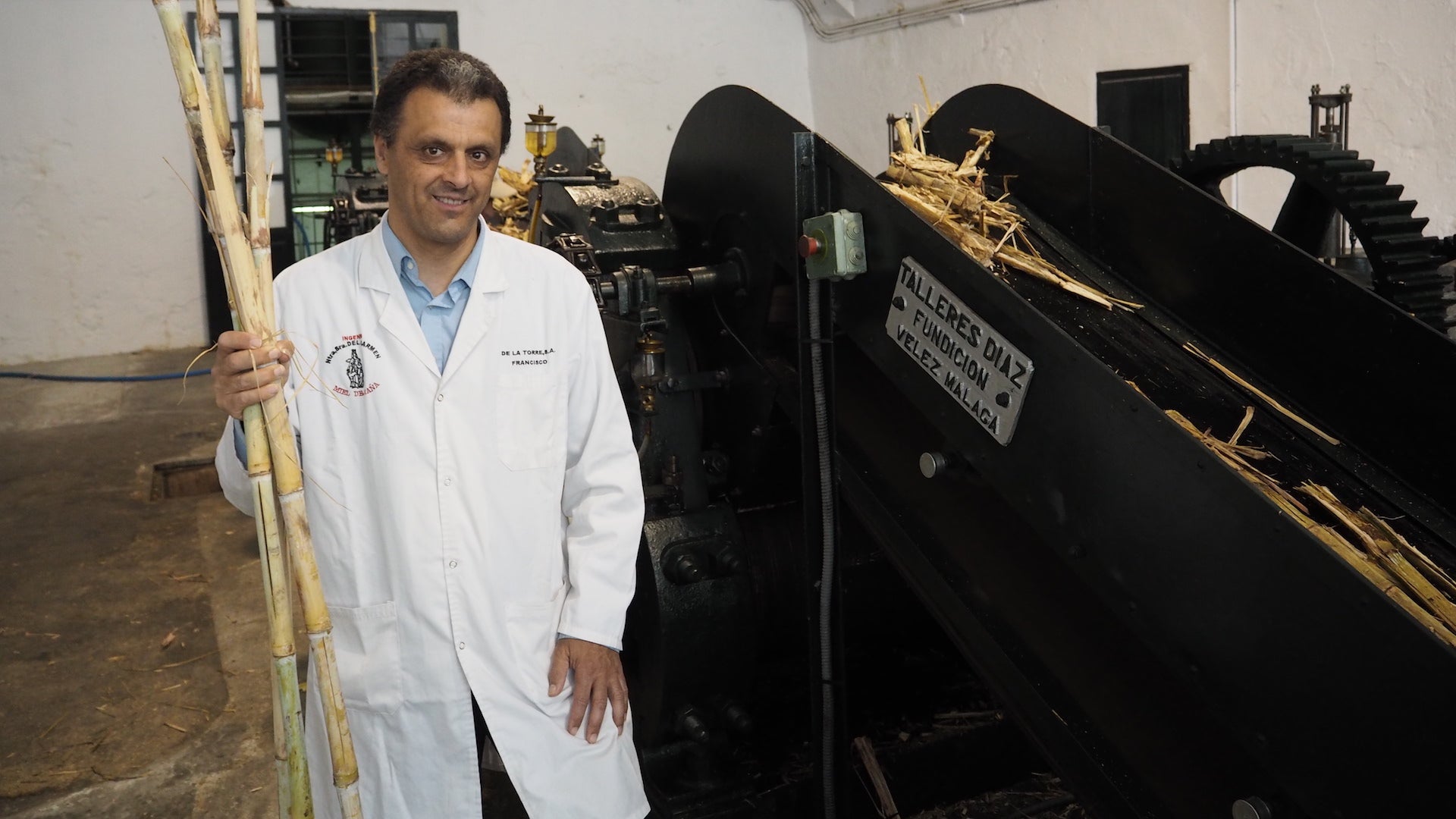 Francisco J. López, director del Ingenio Nuestra Señora del Carmen, en Frigiliana (M.S.).