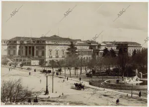 Fotografía del Paseo del Prado, de Jean Laurent