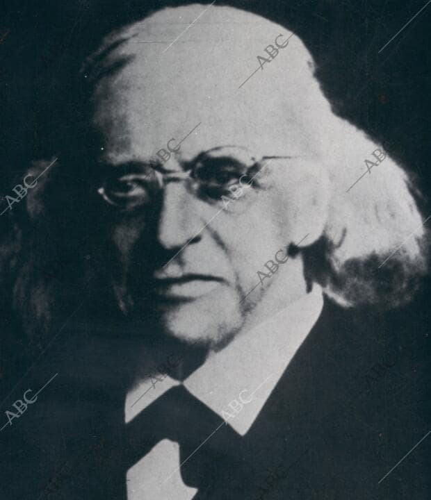 Retrato del Premio Nobel de Literatura en 1902, Theodor Mommsen