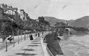 San Sebastián, 1890 (Ca.) Vista del Palacio de Miramar