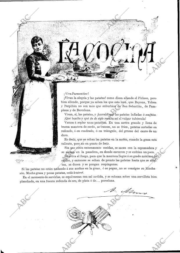 BLANCO Y NEGRO MADRID 10-05-1891 página 12