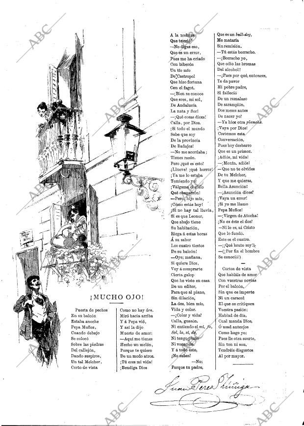 BLANCO Y NEGRO MADRID 10-05-1891 página 13