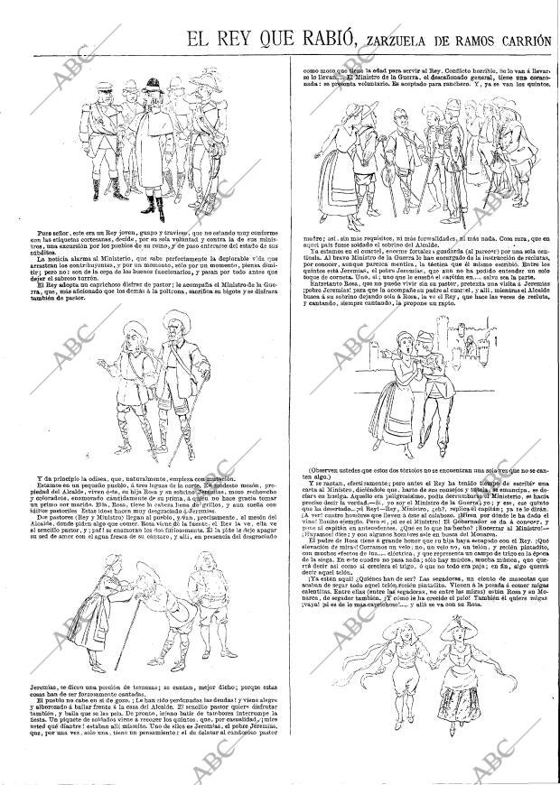 BLANCO Y NEGRO MADRID 10-05-1891 página 14