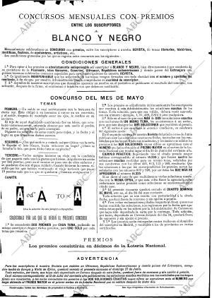 BLANCO Y NEGRO MADRID 10-05-1891 página 16