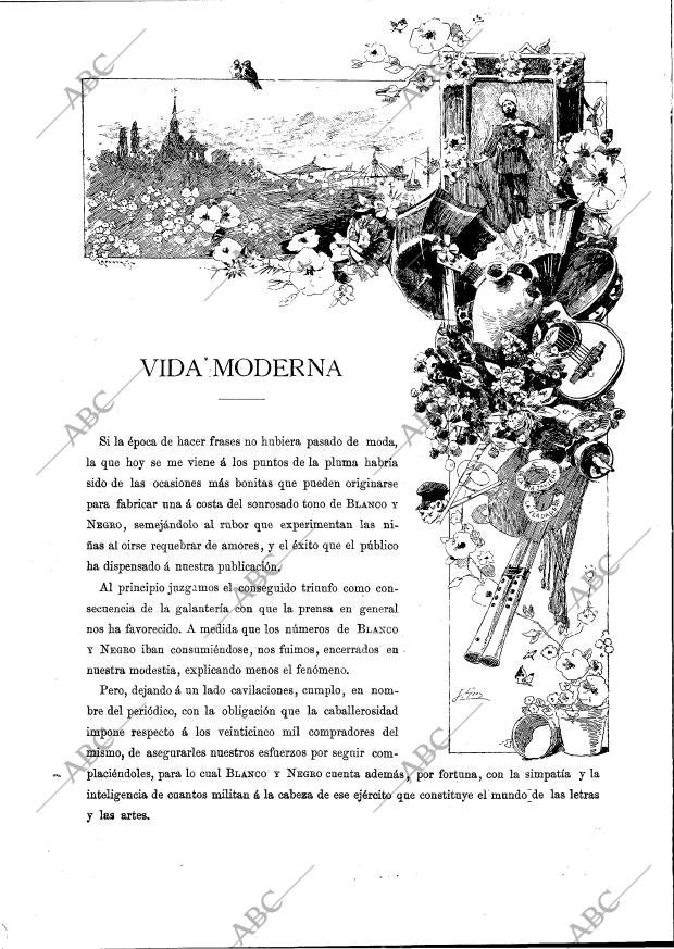 BLANCO Y NEGRO MADRID 17-05-1891 página 2