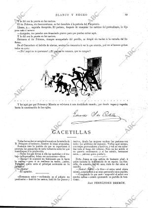 BLANCO Y NEGRO MADRID 31-05-1891 página 11