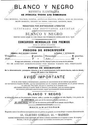 BLANCO Y NEGRO MADRID 07-06-1891 página 2