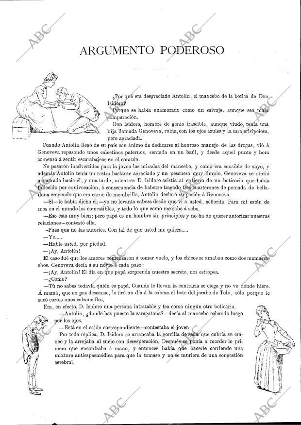 BLANCO Y NEGRO MADRID 07-06-1891 página 6