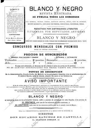 BLANCO Y NEGRO MADRID 21-06-1891 página 2